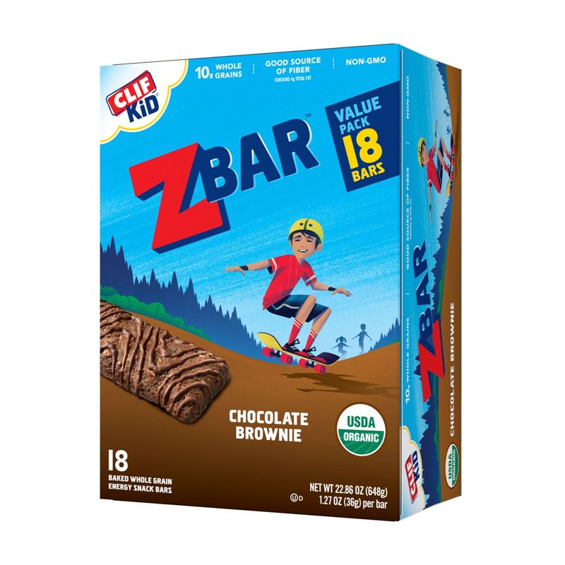 CLIF Kid ZBAR Organic Chocolate Brownie Snack Bars
, 1 of 9