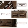 55" Farmhouse 8 Drawer for Bedroom, Retro Cabinet, Multi-Drawer Storage Furniture, Retro Style Wooden Cabinet - 3 of 4