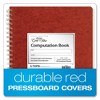 Ampad Computation Book, Quadrille Rule (4 sq/in), Brown Cover, (76) 11.75 x 9.25 Sheets - 2 of 4