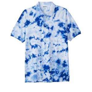 KingSize Longer-Length Shrink-Less Piqué Polo Shirt - 1 of 4