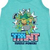 Girls' - Teenage Mutant Ninja Turtles - Turtle Power Americana Graphic Sleeveless Aline Dress - 2 of 3
