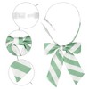 Elerevyo Women's Stylish Adjustable Elastic Band Pre-tied Stripes Bow Ties - 3 of 4