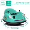 12V 2-Speeds Electric Ride On Bumper Car for Kids Toddlers, 360 Degree Spin Sticker Baby Bumping Toy Gifts W/Remote Control, LED Lights, for 3-8 - 4 of 4