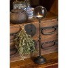 Slickblue Adjustable Iron Candle Holder with Magnifier, 13"–17" Tall, Black Finish for Tabletop or Mantel - 2 of 3