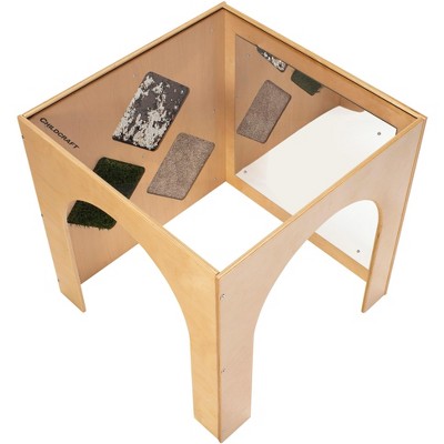 Childcraft Cozy Arch Cube with Sensory Panel, Clear Top, 29-1/2 x 29-1/2 x 29-1/2 Inches