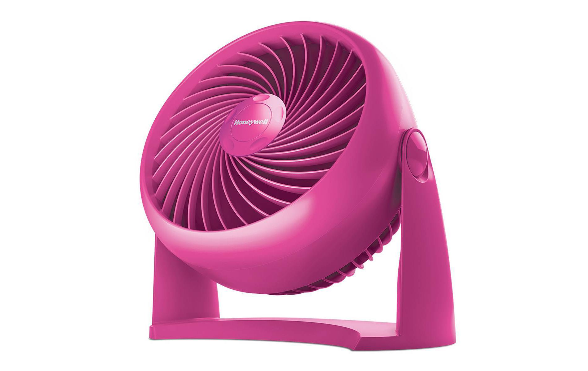 Honeywell TurboForce Table Air Circulator Fan, Pink HT900: Quiet Desk Fan, Adjustable Tilt, Portable, 3 Speeds, ETL Listed