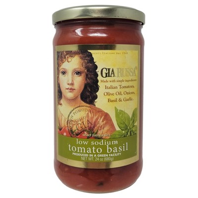 Gia Russa Low Sodium Tomato Basil Sauce - 6 pack, 24 oz