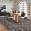 COZONY Floral Vintage Area Rug, Machine Washable Non-Slip Carpet for Living Room and Bedroom - 3 of 4