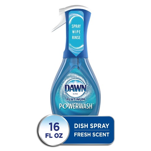 Dawn Platinum Powerwash Dish Spray, Dishwashing Soap - Fresh Scent, 16Oz : Target