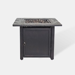 26" Chevron Outdoor Fire Pit - Black - Threshold™ : Target