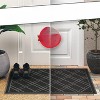 SlipToGrip Durable, No Slip, Washable 42 x 35'' Universal Door Mat, Black - image 2 of 4