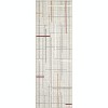 Washable Modern Interwoven Lines Rug Low Pile Stain Resistant Area Rug with Non-Slip Backing for Living Room, Bedroom, Home Office, Entryway Kitchen - 3 of 4