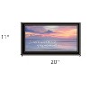 HomeRoots Rest of My Sunsets Black Framed Print Wall Art - 3 of 3