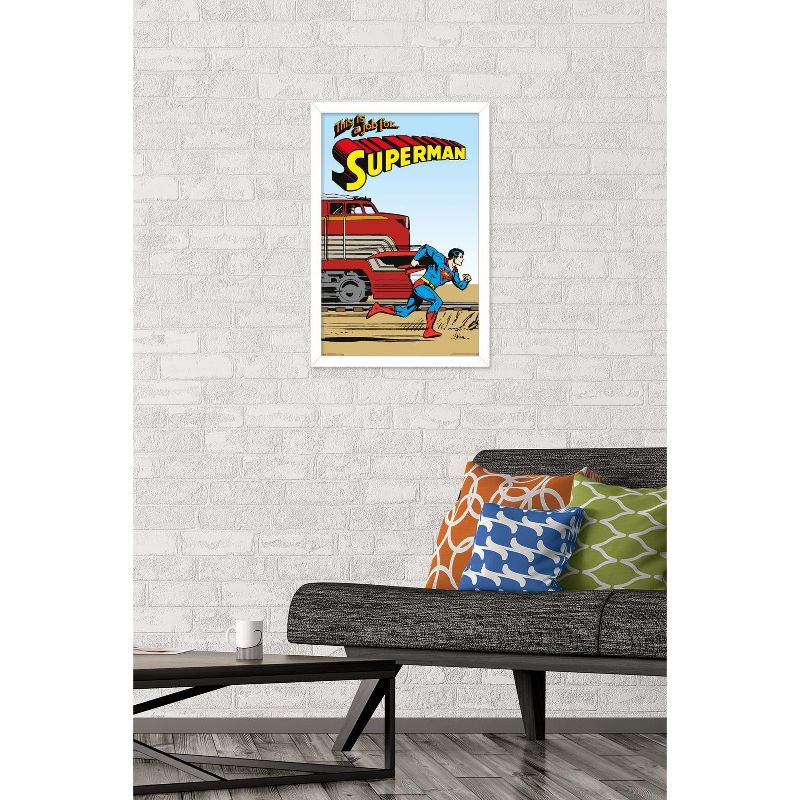 Trends International DC Comics - Superman - VIntage Framed Wall Poster Prints, 2 of 7