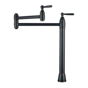 WOWOW Deck Mounted Pot Filler with Double Handle - 1 of 4