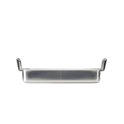 Gourmet Stainless Steel Broiler Pan with Rack - Thumbnail 4