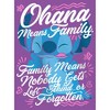 Girl's Lilo & Stitch Ohana Means Family T-Shirt - 2 of 4