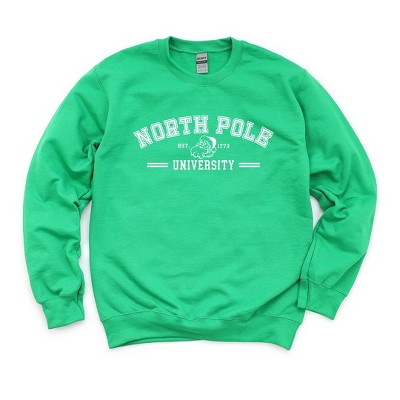 Simply Sage Market Women's Graphic Sweatshirt North Pole University Santa