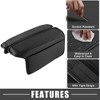 Unique Bargains Center Console Armrest Pad Cover for Nissan Rogue 2021-2023 Black 2 Pcs - 3 of 4