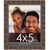 PosterPalooza | 4x5 Modern Bamboo Picture Frame, UV Acrylic, 5 Finishes - 2 of 4
