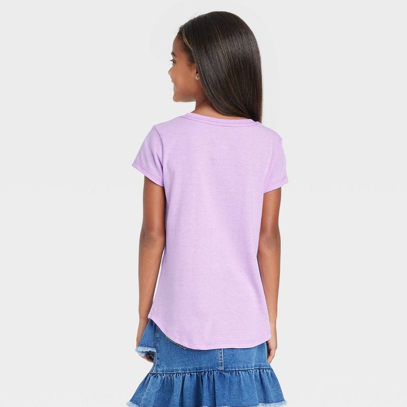 Girls' Ted Lasso Short Sleeve Graphic T-Shirt - Purple, 3 of 4