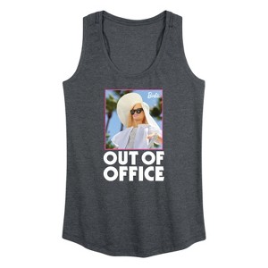 Women's - Barbie - Vacation Out Of Office Graphic Racerback Tank - 1 of 4