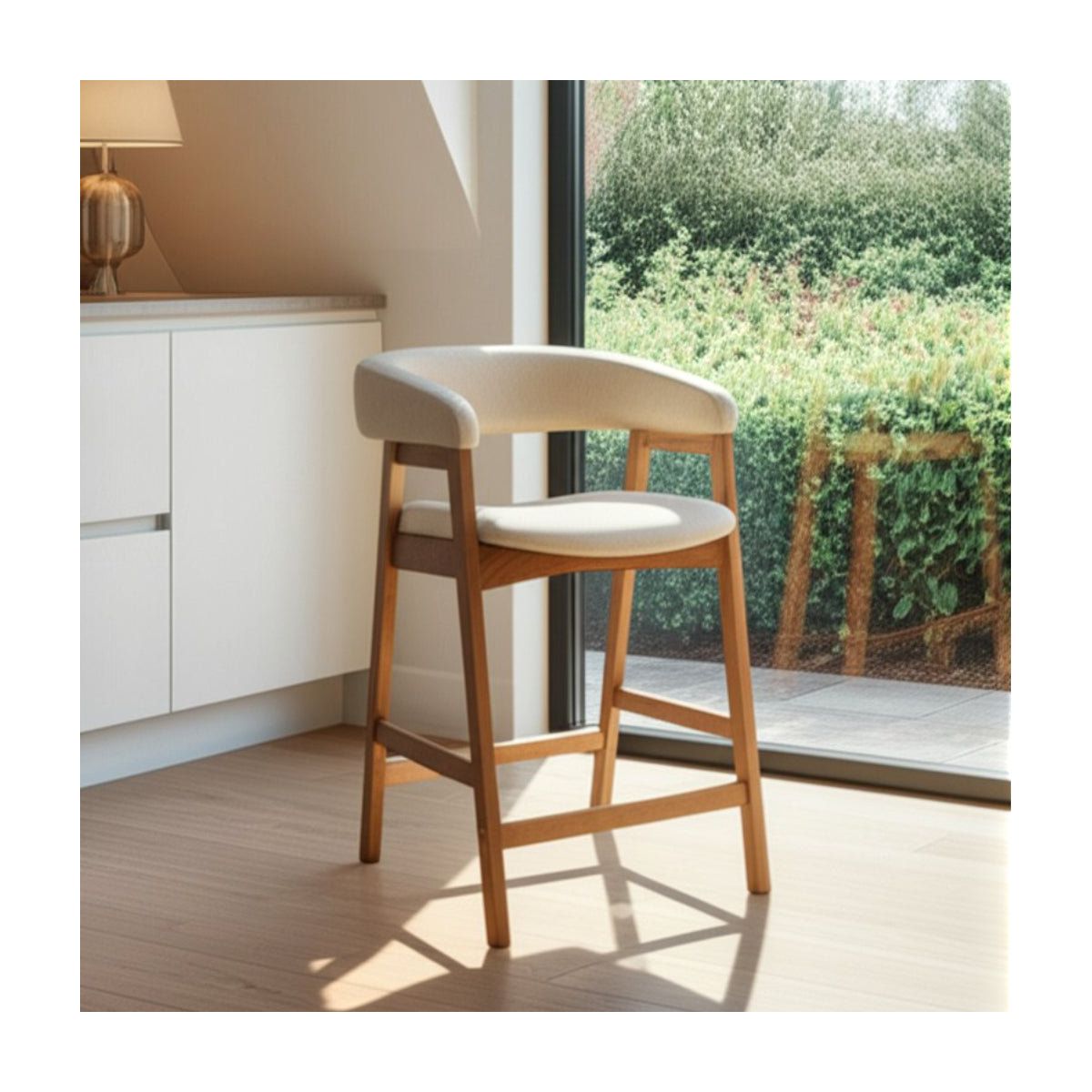 Cove Counter Height Chairs, Natural (Set of 2) | Alpine