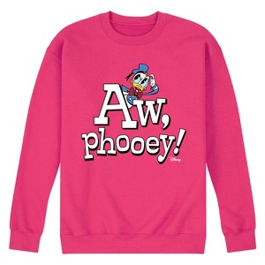 Men's - Disney - Donald Duck Aw Phooey Graphic Fleece Sweatshirt - 1 of 4