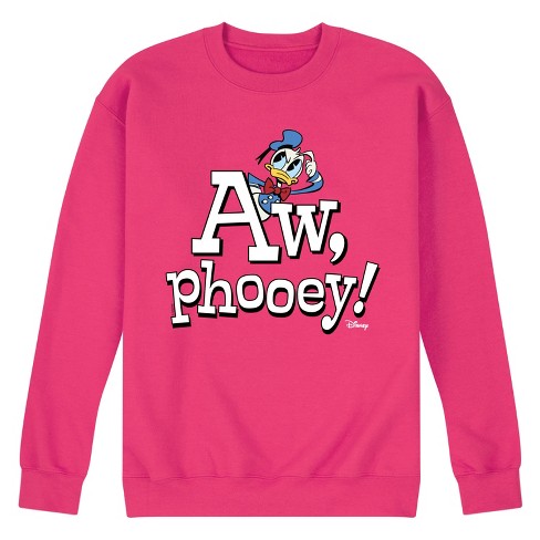Oversized Graphic Sweatshirt with Donald Character Print - Blue
