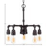 Toltec Lighting Vintage 5 - Light Chandelier in  Dark Granite - 2 of 2