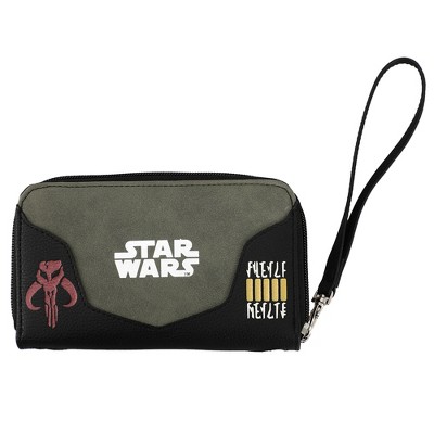 Boba Fett Armor Zip Around Wristlet