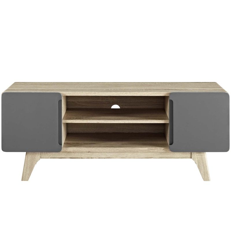 Modway Tread 47 TV Stand Natural Gray, 3 of 5