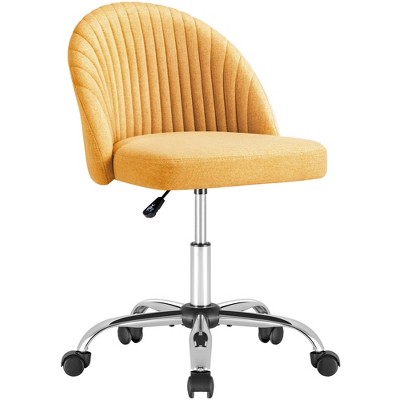 LACOO Vanity Chairs Adjustable Shell-Shaped Chair
