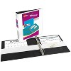 Avery Two-Tone Durable View 3 Ring Binder, 1.5 Inch Slant Rings, White/Black Binder (17287) - 2 of 4