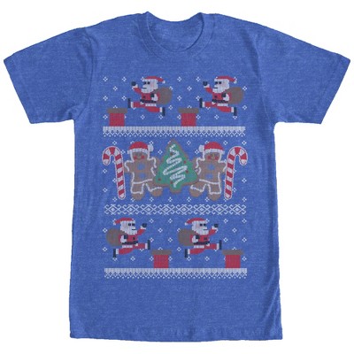 Men's Lost Gods Ugly Christmas Santa's Adventure T-Shirt