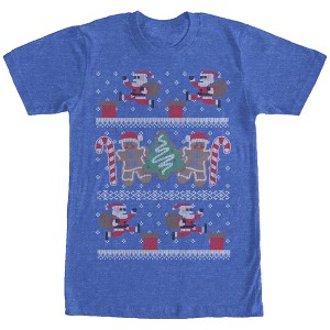 Men's Lost Gods Ugly Christmas Santa's Adventure T-Shirt - 1 of 4