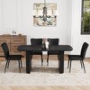5-Piece Dining Set with MDF Table and 4 PU Chairs - 4 of 4