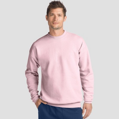 mens pink crewneck