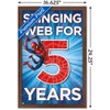 Trends International Marvel Spider-Man - Happy 5th Birthday Framed Wall Poster Prints - 3 of 4