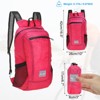 Unique Bargains Durable Polyester Material Water-Resistant Lightweight Portable Backpack - 2 of 4