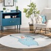 Nuloom Eowyn Modern Rabbit Pet Friendly Machine Washable Kids Area Rug - 2 of 4