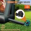 VEVOR Inflatable Movie Screen 20FT Inflatable Projector Screen for outside with 350W Air Blower Inflatable Screen Oxford Fabric Material, Black - 4 of 4