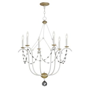 Maxim Lighting Formosa 6 - Light Chandelier in  Ecru/Venetian Gold - 1 of 3