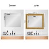 Amanti Art Mirror Makeover Bathroom Mirror Frame Border Kit - Fully Assembled Peel and Stick Frame - Mirror NOT Included - Parlor Trim - 4 of 4