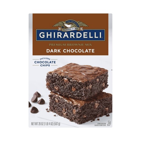 Ghirardelli Dark Chocolate Brownie Mix - 20oz - image 1 of 4