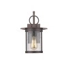 Chloe Lighting Griflet Transitional 1 Light Rubbed Bronze Outdoor Wall Sconce 12" Height - 3 of 4