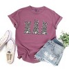 Simply Sage Market Women's Trio Leopard Bunnies Short Sleeve Garment Dyed Tee - 3 of 4