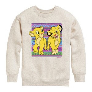 Boys' - Disney - The Lion King Graphic Long Sleeve Fleece Sweatshirt - 1 of 3