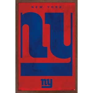 Trends International NFL New York Giants - Logo 25 Framed Wall Poster Prints - 1 of 4