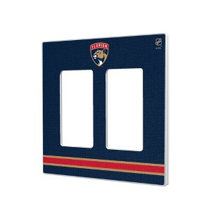 NHL Eastern Conference Teams Stripe Hidden-Screw Light Switch Plate for Double Rocker - 1 of 4